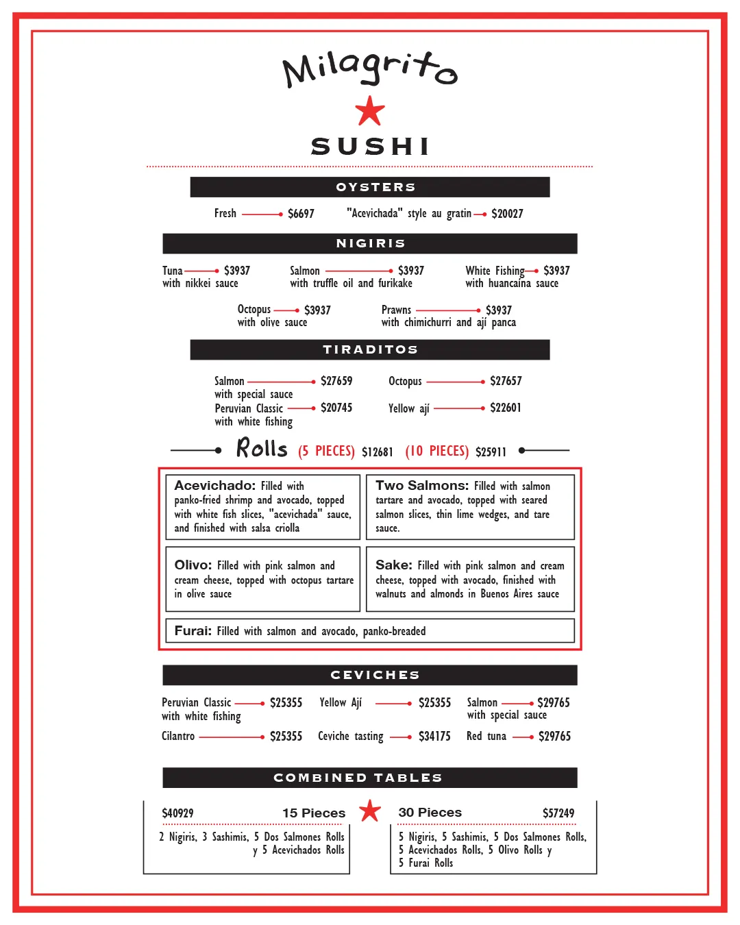 Menu — Page 2