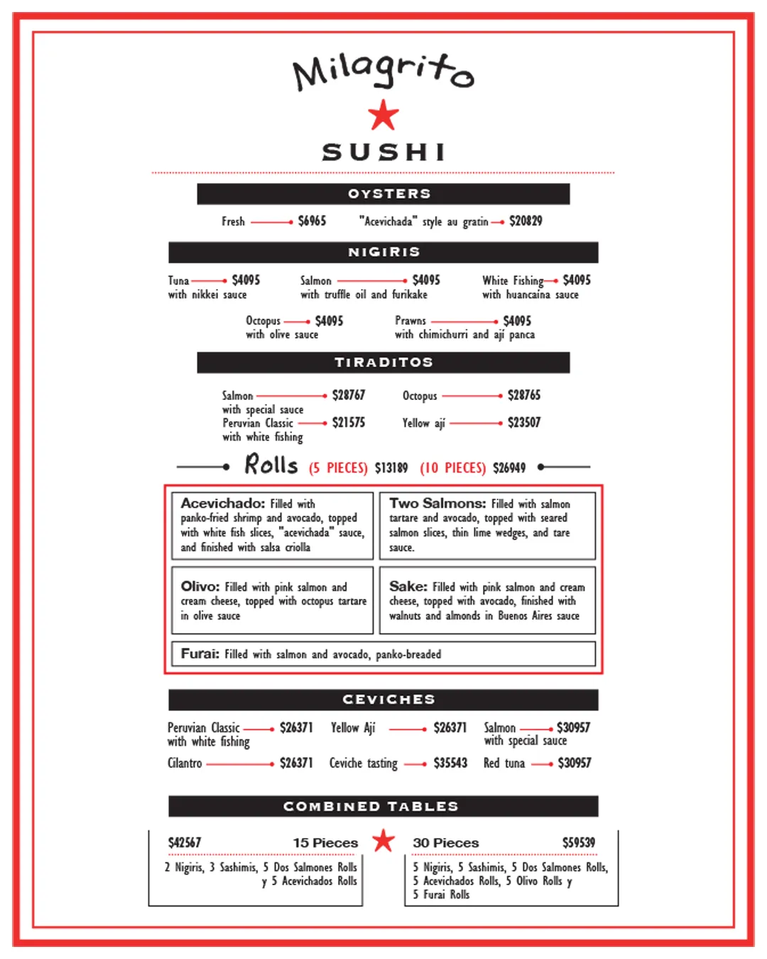 Menu — Page 2