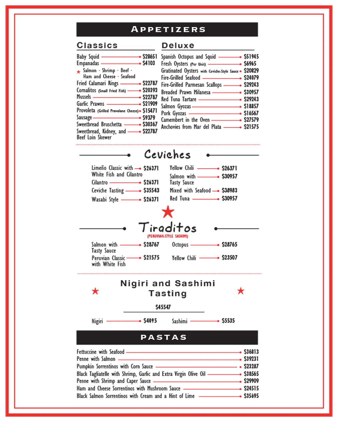 Menu — Page 3