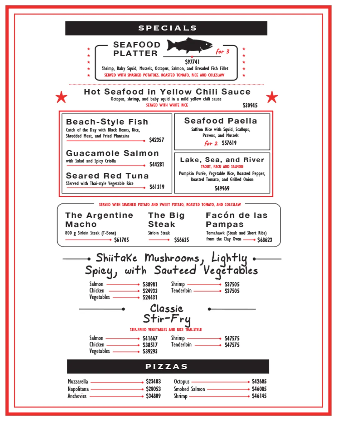 Menu — Page 5