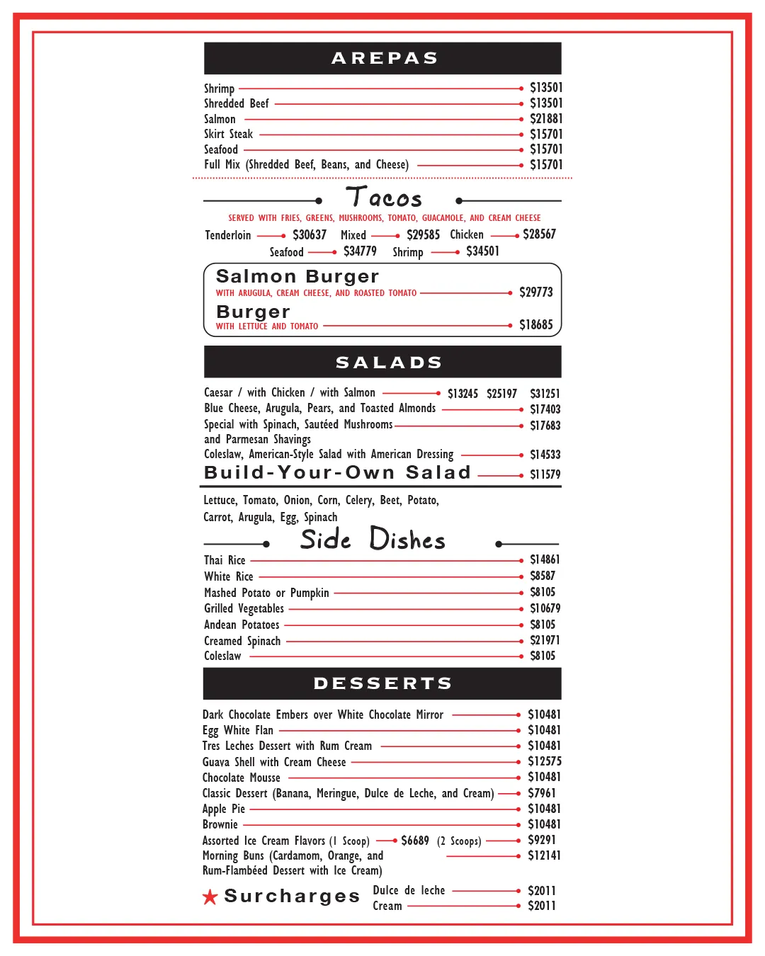 Menu — Page 6