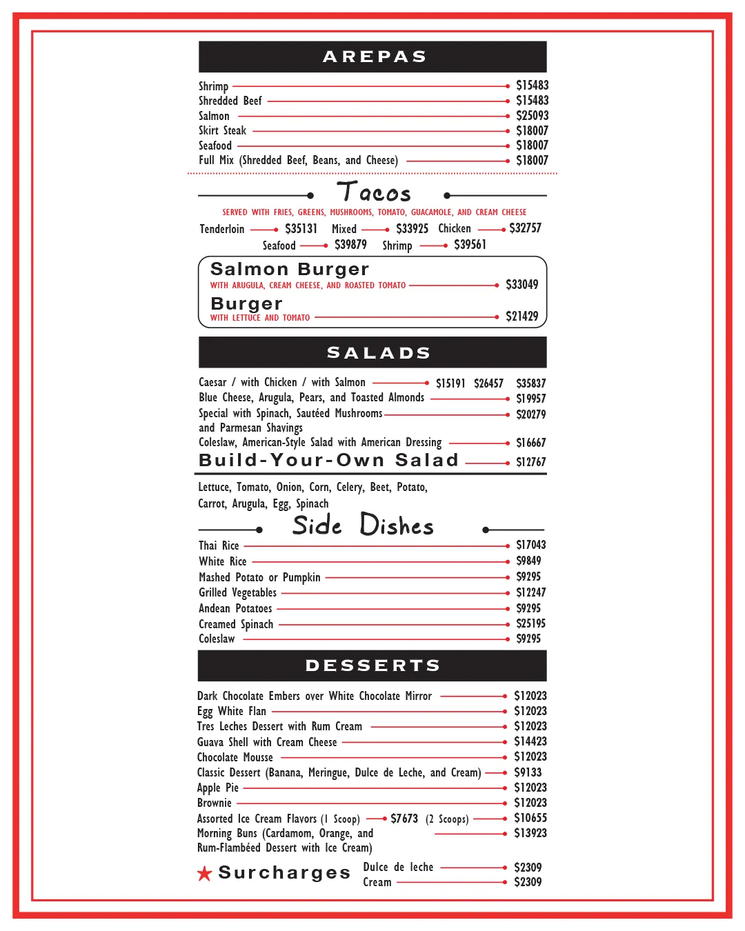 Menu — Page 6