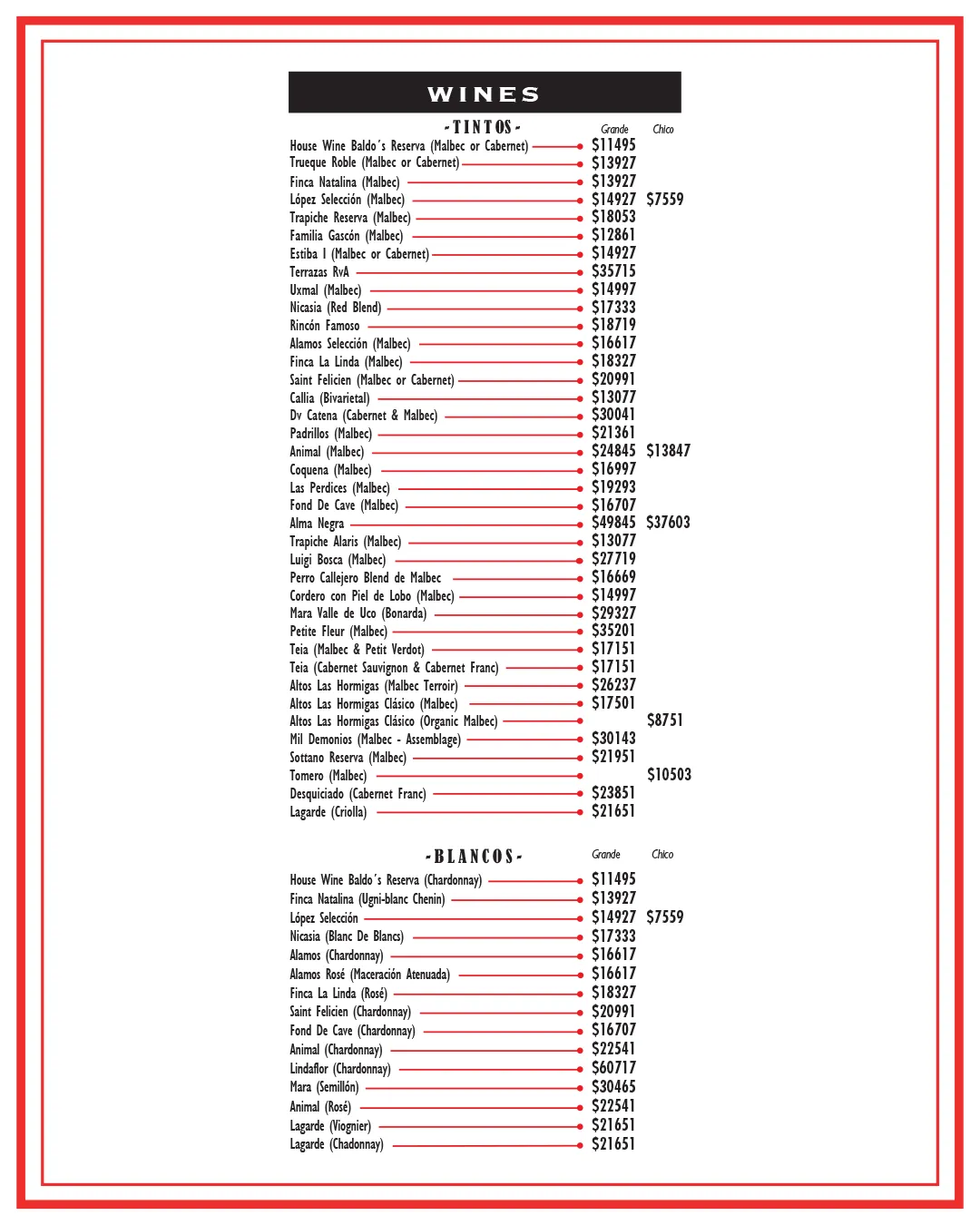 Menu — Page 8